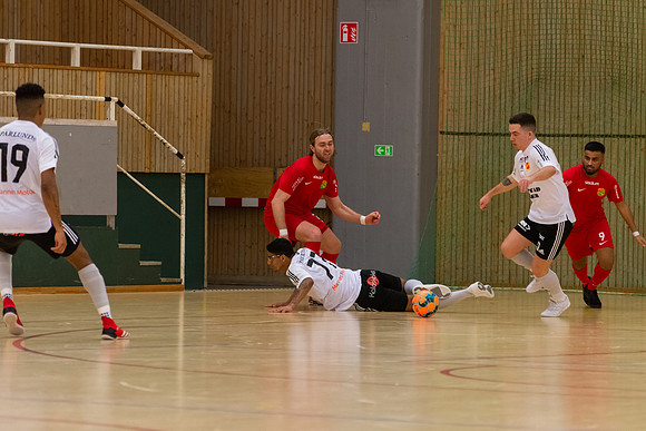 Match i Svenska Futsal Ligan mellan Torslanda IK och Skoftebyns IF