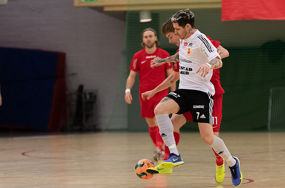 Match i Svenska Futsal Ligan mellan Torslanda IK och Skoftebyns IF