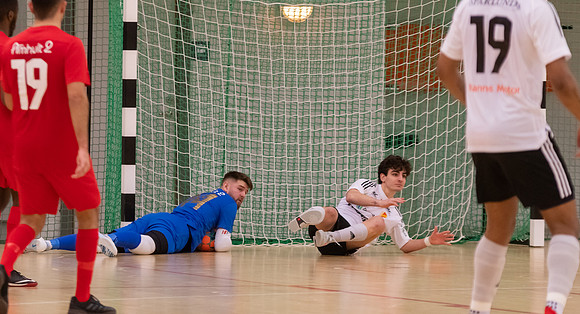 Match i Svenska Futsal Ligan mellan Torslanda IK och Skoftebyns IF