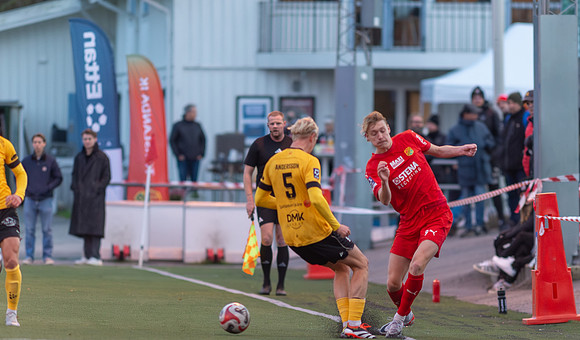 Match i Ettan Södra Mellan Torslanda IK och Lunds BK