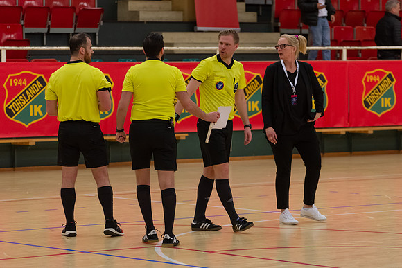 Match i Svenska Futsal Ligan mellan Torslanda IK och Skoftebyns IF