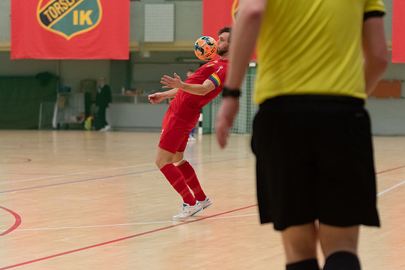 Match i Svenska Futsal Ligan mellan Torslanda IK och Skoftebyns IF