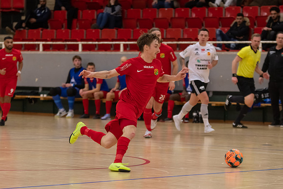 Match i Svenska Futsal Ligan mellan Torslanda IK och Skoftebyns IF