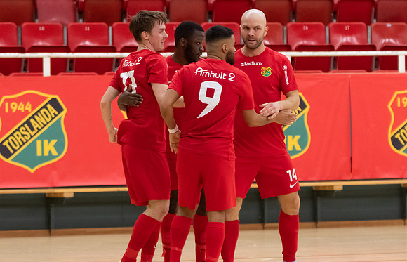 Match i Svenska Futsal Ligan mellan Torslanda IK och Skoftebyns IF