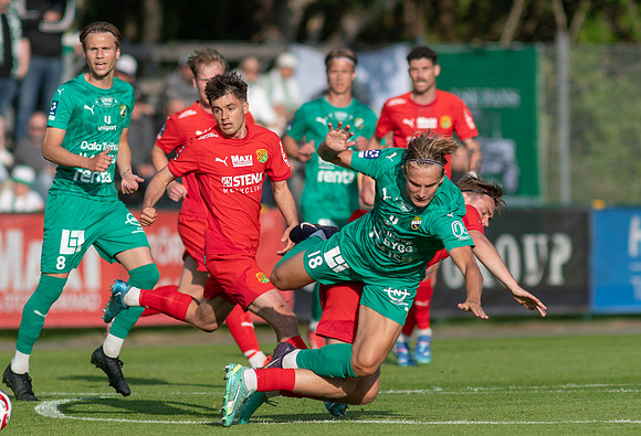 Match i Ettan Södra Mellan Torslanda IK och Ljungskile SK