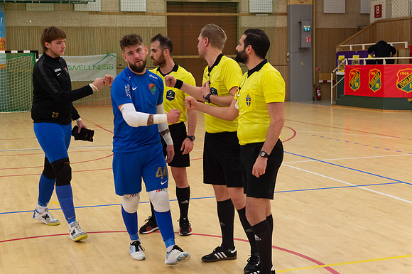 Match i Svenska Futsal Ligan mellan Torslanda IK och Skoftebyns IF
