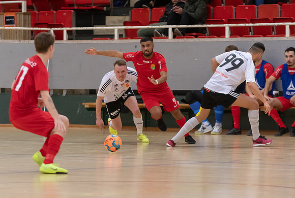 Match i Svenska Futsal Ligan mellan Torslanda IK och Skoftebyns IF