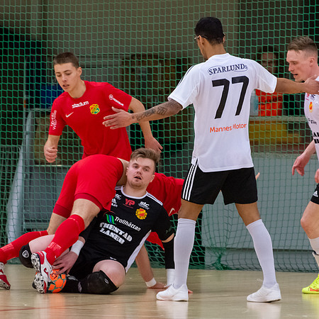 Match i Svenska Futsal Ligan mellan Torslanda IK och Skoftebyns IF