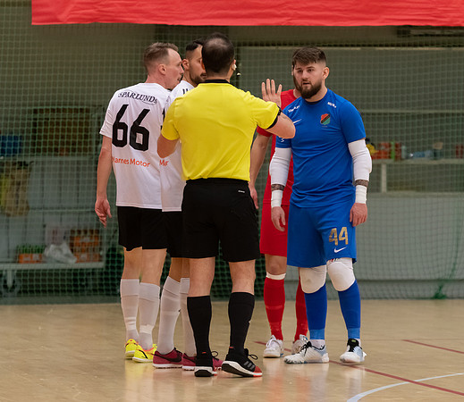 Match i Svenska Futsal Ligan mellan Torslanda IK och Skoftebyns IF