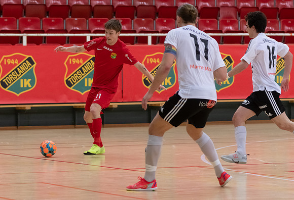 Match i Svenska Futsal Ligan mellan Torslanda IK och Skoftebyns IF