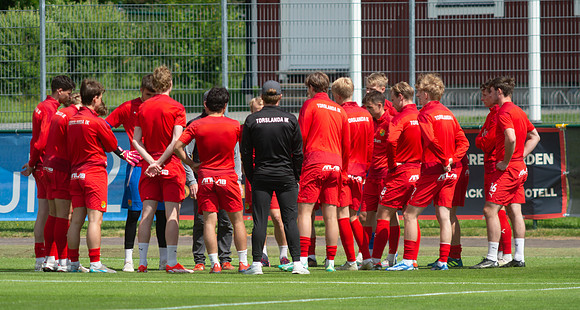 Match i Ettan Södra Mellan Torslanda IK och Ljungskile SK