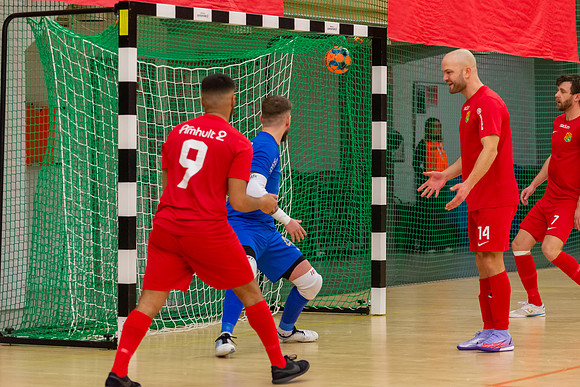 Match i Svenska Futsal Ligan mellan Torslanda IK och Skoftebyns IF