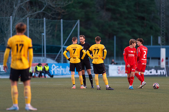 Match i Ettan Södra Mellan Torslanda IK och Lunds BK