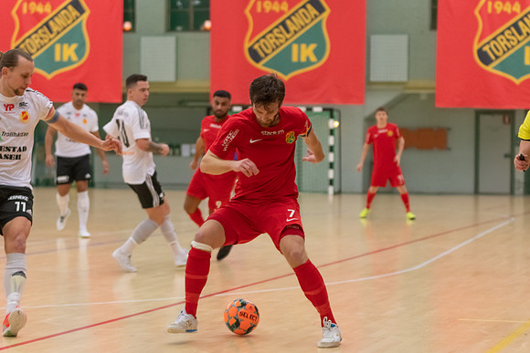 Match i Svenska Futsal Ligan mellan Torslanda IK och Skoftebyns IF