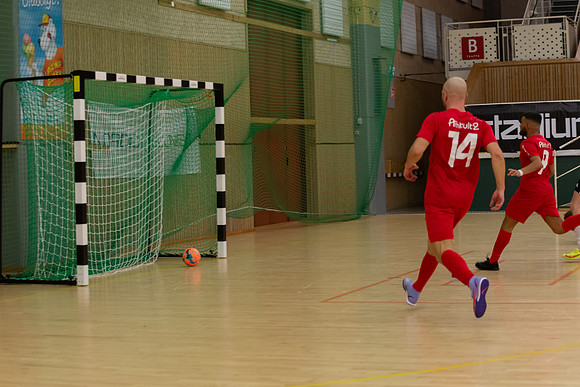 Match i Svenska Futsal Ligan mellan Torslanda IK och Skoftebyns IF