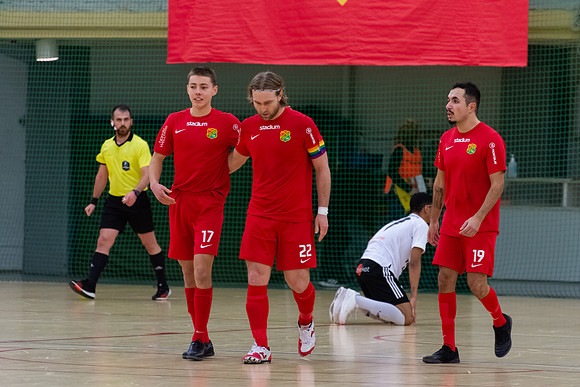Match i Svenska Futsal Ligan mellan Torslanda IK och Skoftebyns IF
