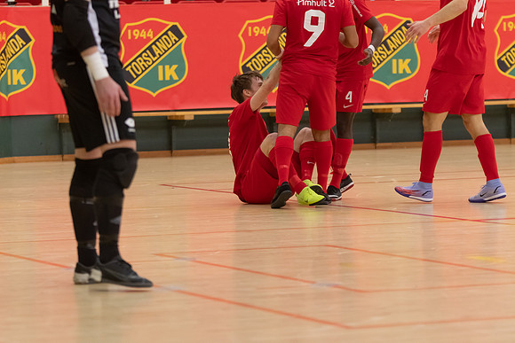 Match i Svenska Futsal Ligan mellan Torslanda IK och Skoftebyns IF