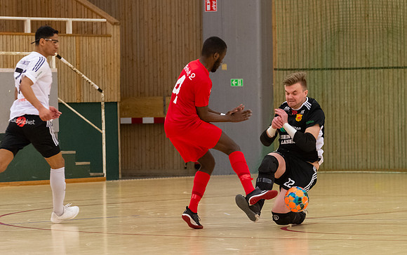 Match i Svenska Futsal Ligan mellan Torslanda IK och Skoftebyns IF