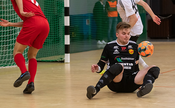 Match i Svenska Futsal Ligan mellan Torslanda IK och Skoftebyns IF