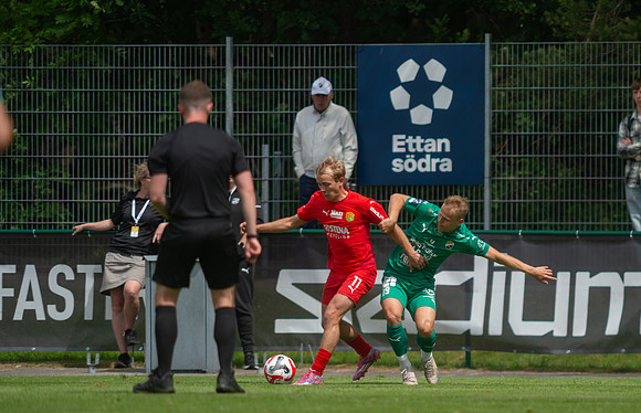 Match i Ettan Södra Mellan Torslanda IK och Ljungskile SK