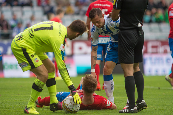 Match Allsvenskan mellan IFK Göteborg och Helsingborgs IF
