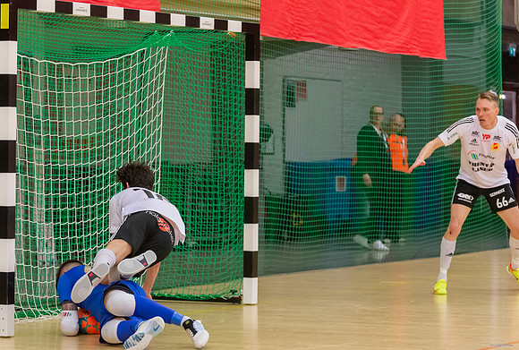 Match i Svenska Futsal Ligan mellan Torslanda IK och Skoftebyns IF