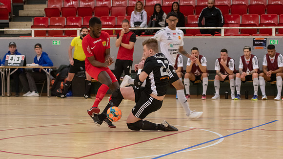 Match i Svenska Futsal Ligan mellan Torslanda IK och Skoftebyns IF