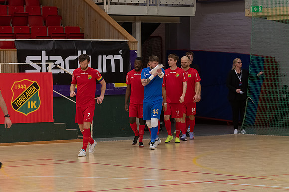 Match i Svenska Futsal Ligan mellan Torslanda IK och Skoftebyns IF