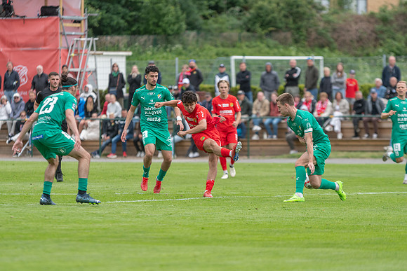 Match i Ettan Södra Mellan Torslanda IK och Ljungskile SK