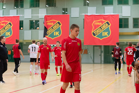 Match i Svenska Futsal Ligan mellan Torslanda IK och Skoftebyns IF