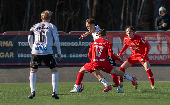 Match i Ettan Södra Mellan Torslanda IK och Oskarshamns AIK