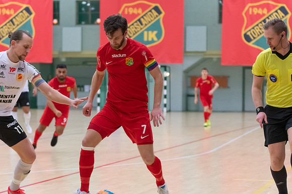 Match i Svenska Futsal Ligan mellan Torslanda IK och Skoftebyns IF