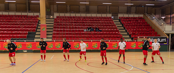 Match i Svenska Futsal Ligan mellan Torslanda IK och Skoftebyns IF