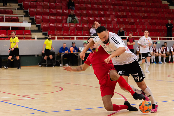 Match i Svenska Futsal Ligan mellan Torslanda IK och Skoftebyns IF