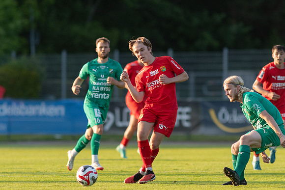 Match i Ettan Södra Mellan Torslanda IK och Ljungskile SK