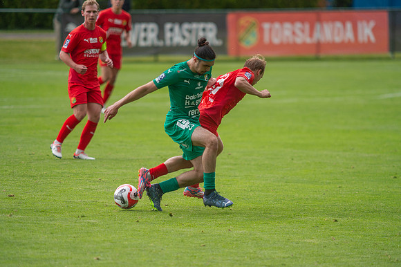 Match i Ettan Södra Mellan Torslanda IK och Ljungskile SK