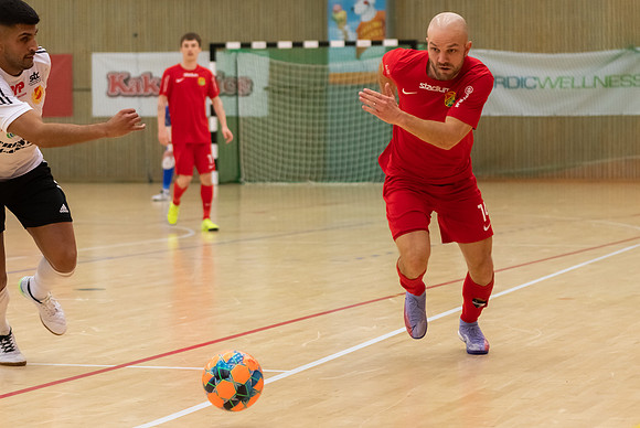 Match i Svenska Futsal Ligan mellan Torslanda IK och Skoftebyns IF