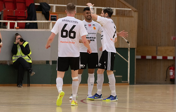 Match i Svenska Futsal Ligan mellan Torslanda IK och Skoftebyns IF